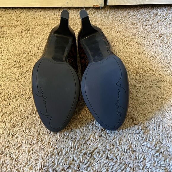 Animal Print Franco Sarto Platform Heels - Picture 6 of 7